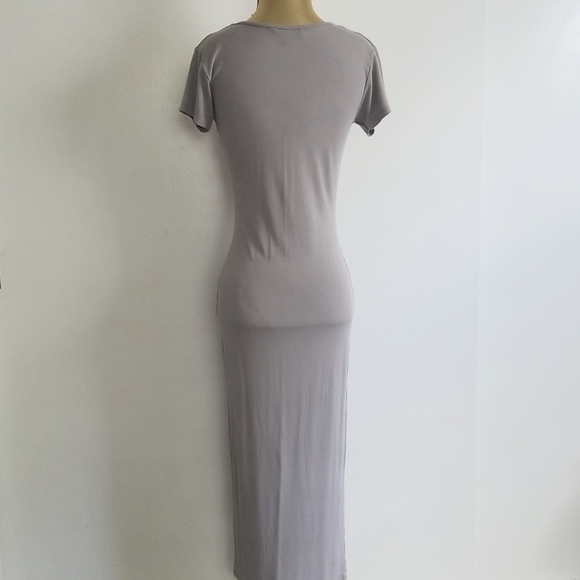 Missguided Gray Bodycon Midi Dress - Picture 5 of 8